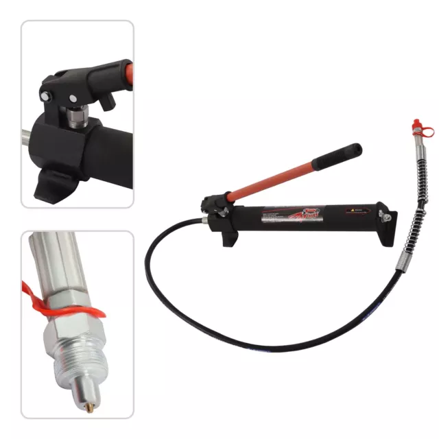 Rama de bomba manual con conector hidráulico de 10 toneladas para reemplazo de herramientas Porta Power Body Shop