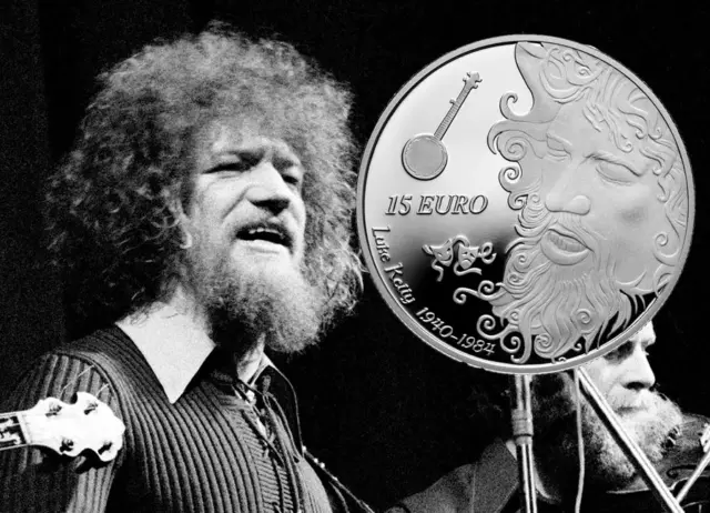 NEW Luke Kelly Silver Proof Coin 2020 Ireland €15 Mint FDC