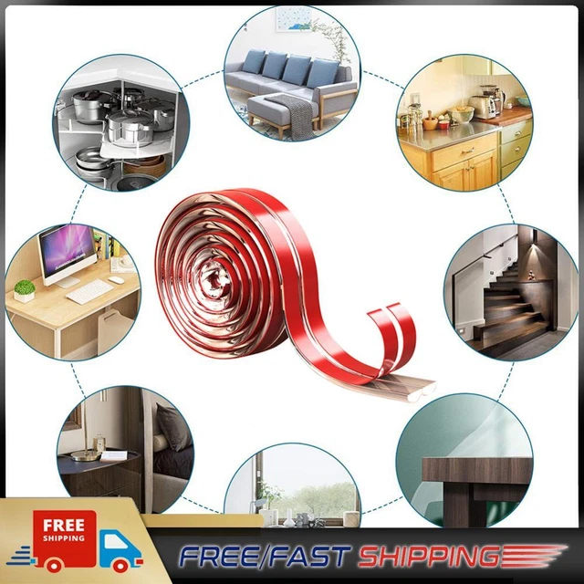 Transparent Furniture Guard Home Baby Anti-collision Protection Strip (10MM*2M)