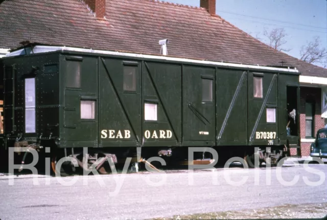 Duplicate Slide SAL #B70387 MofW Bunk Seaboard Air Line Bradenton FL 1965 Depot
