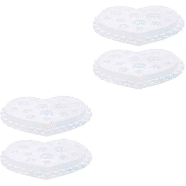 4 Pcs Flower Epoxy Mold Silicon Molds Flower Cake Mold Mold Jewelry