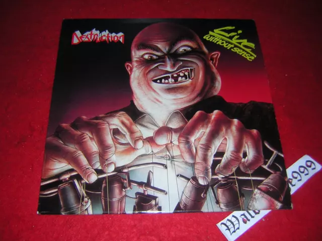 Destruction - Live without Sense, SPV08-7578, Vinyl LP 1989, First Press.