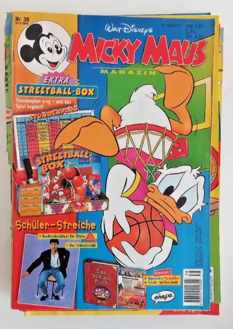 Micky Maus Comic Hefte  1994 47  Stück Vintage teils mit Original Spielzeug