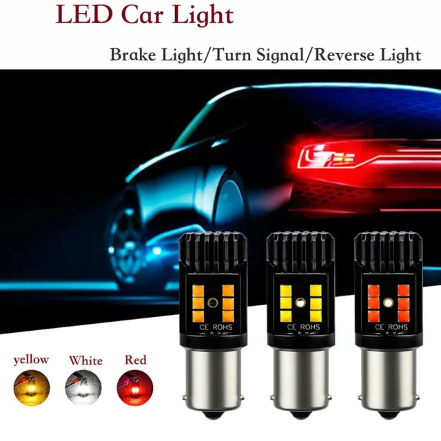 Car LED Brake Bulbs 1156 BA15S 382 P21W 12 SMD Reverse Light Turn Signal DRL