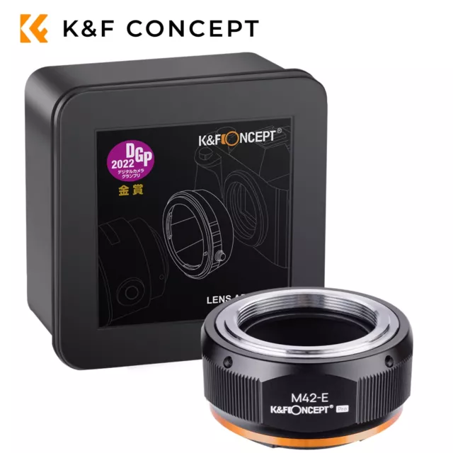 K&F Concept Lens Mount Adapter M42 Lens to Sony NEX E-Mount Mirrorless Camera