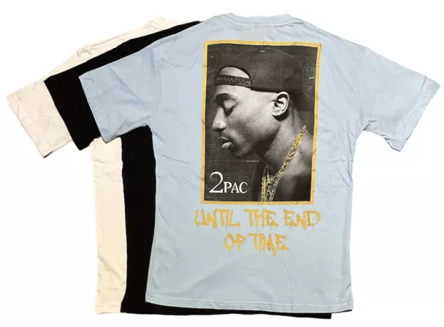 2Pac Until The End Of Time Extra Grande Camiseta Tupac Shakur Makaveli Thug