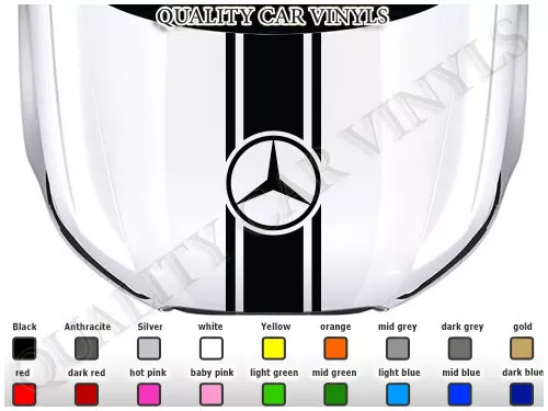 MERCEDES VITO BONNET racing stripes graphics decals stickers BS5 £13.00 ...