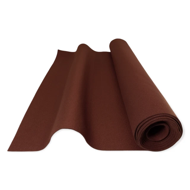 3mm Textilfilz Bastelfilz Meterware 500g/m2 100cm br. 0.1Lfm OEKO-TEX Braun