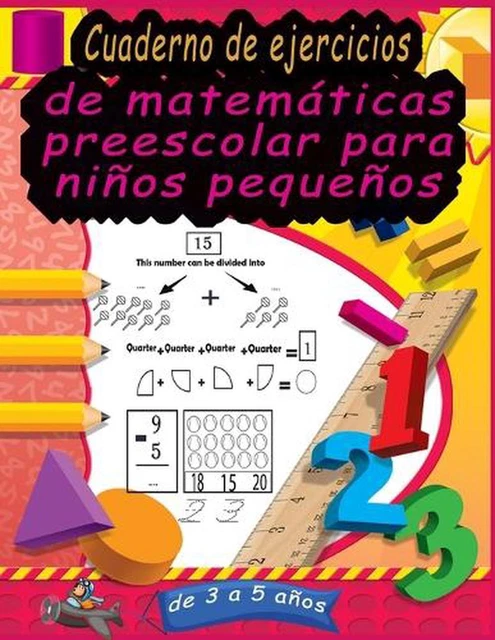 CUADERNO DE EJERCICIOS de matemticas preescolar para nios pequeos de 3 ...