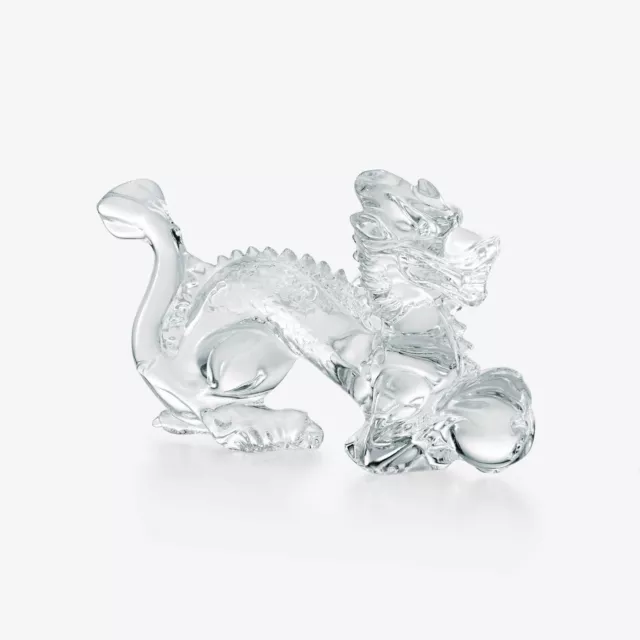 Baccarat Crystal 202 Zodiaque Dragon Clear Figurine #2815630 Brand Nib Save$ F/S