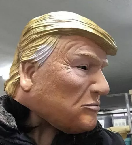 Donald Trump Maske amerikanischer US-Präsident Politiker Kandidat Kostüm Zubehör 3