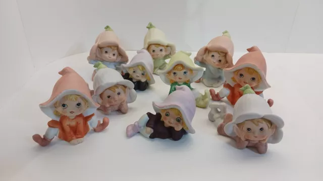 Vintage homco Elf Fairy pixie figurine's you pick