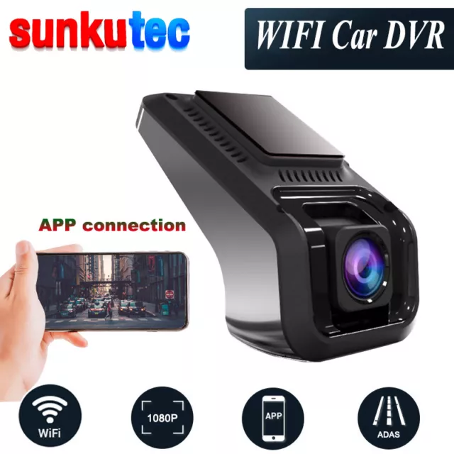 NEW FHD 1080P USB Dash Cam Car DVR Camera Video Recorder WiFi ADAS G-sensor