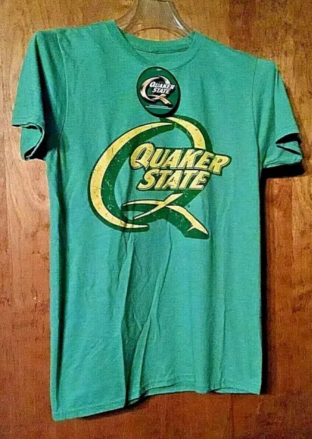 Quaker State Shirt New Nwt Size Small 34 36 Green Yellow 2015 Dynasty Apparel*