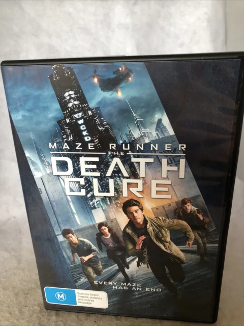 Maze Runner - The Death Cure (DVD, 2018) VGC. Free Shipping.REGION 4.