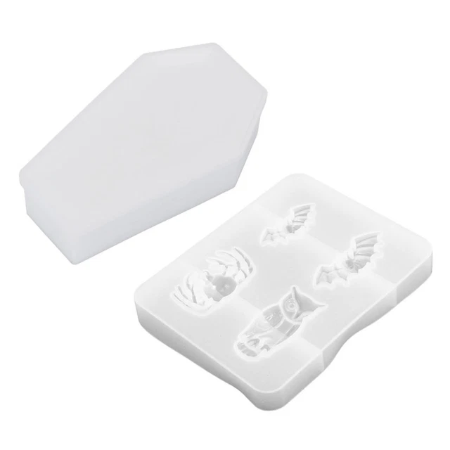 1 Set Sarg Kasten Form Halloween Harz Silikonform DIY Sargform Geschenk