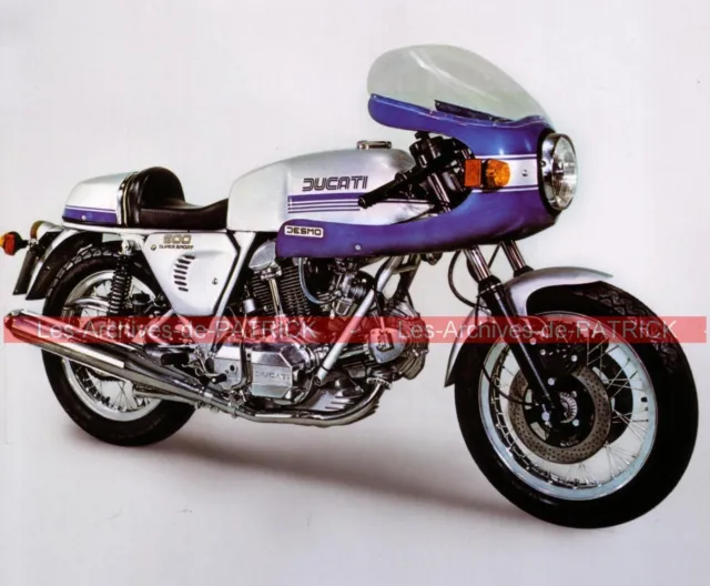 DUCATI 750 - 900 SS Super Sport 1973 Fiche Moto 000060