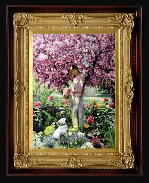 Print on Canvas of Oil Painting Arseni ~ Spring 11" X 8" NO FRAME UK