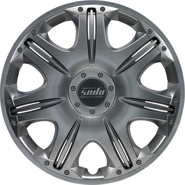 Jantes Alu 16 Pouces GULF Gulf E16GT7.SB Enjoliveurs 16 Pouces Argent, Bleu Enjoliveurs Pour Auto