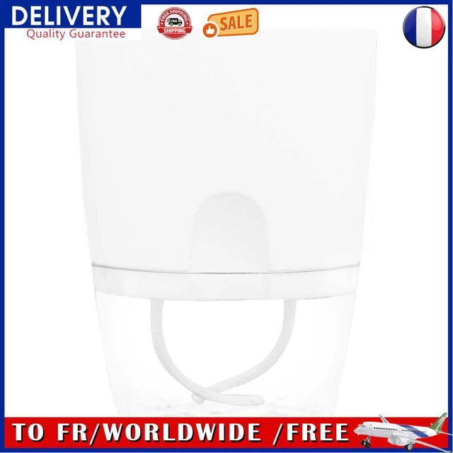 2 Layer ABS Flowerpot Self Watering Plant Container w/Water Tank (15.3cm)