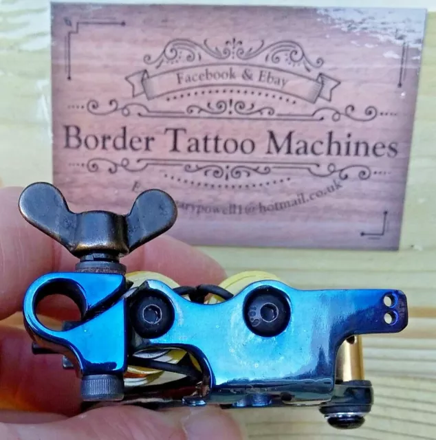 "Liner"" Rand Tattoo Maschinen Kundenspezifisch Eisen Blauer Rahmen Kundenspezifisch 7&1/2 Schicht 32 Mm" 3