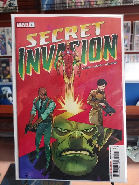 Secret Invasion #1 Main Cover A Marvel Comics 2022 NM! SHIPS FREE!