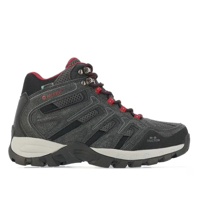 Botas Hi Tec Hiking Boots Hi-Tec Torca Mid WP Grey 42 Bandera Walking