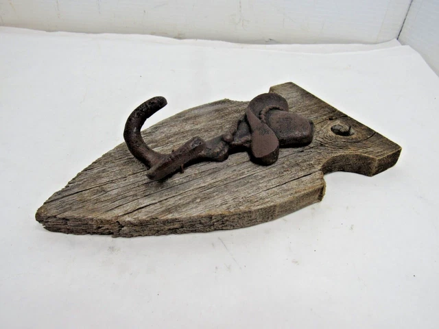 VIntage Hand Made Rustic Cowboy Hat or Coat Hook Western Decor Rustic 6