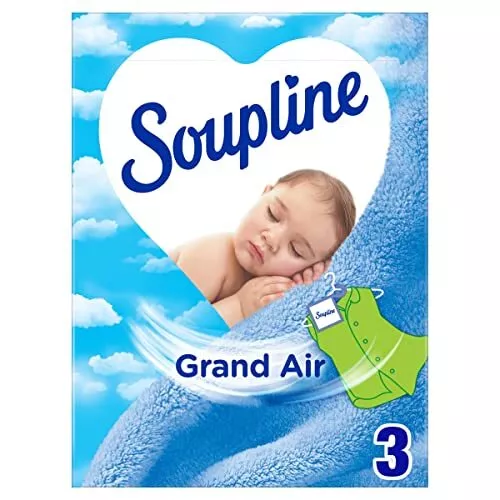 SOUPLINE - Sachets Armoire - Parfum Air Frais - Parfume Lessive Pendant 6 Sem...