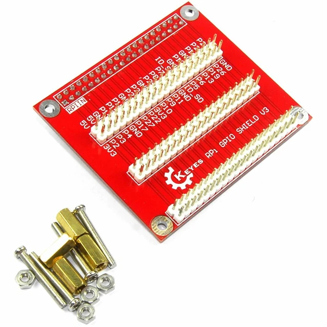 Raspberry Keyes KEYES GPIO BREAKOUT Shield für Raspberry Pi V3 SMP0048 40 A+ 400 Flux ...