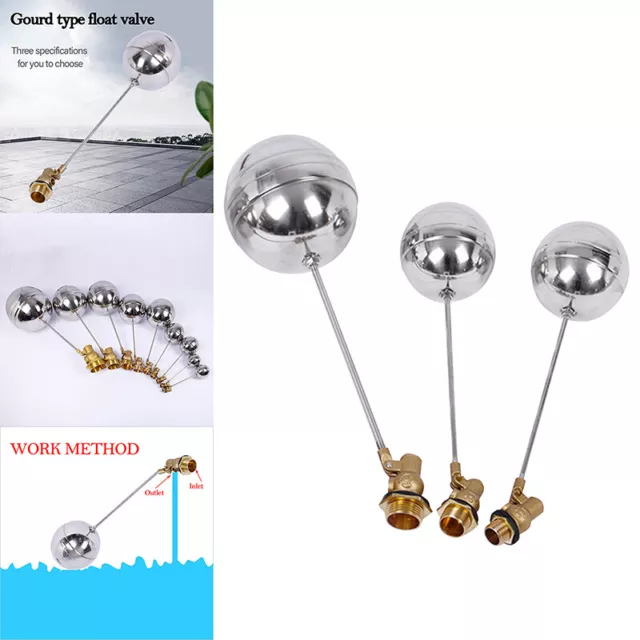 Floating Ball Valve Water Tank Brass Float Valve Cattle Bow Tool Stainless Steel