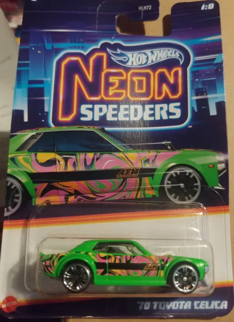 Hot Wheels 2024 Neon Speeders 70 Toyota Celica #1/8