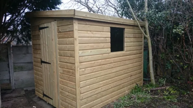 8'x6'  Tanalised 19mm t&g shiplap heavy duty shed pent roof