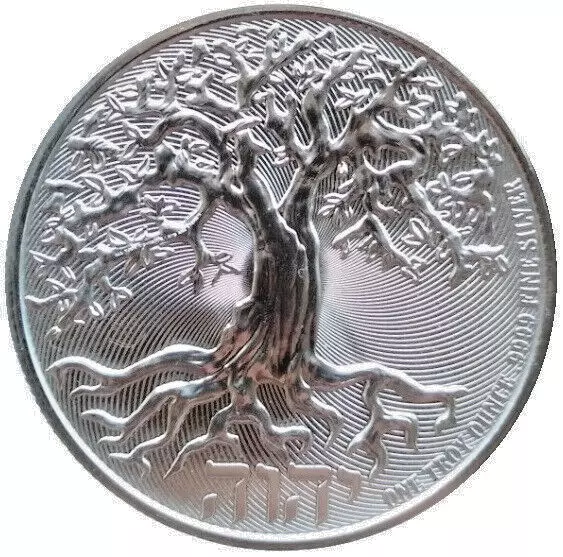 Silver Coin: 2022  Niue Tree of Life Queen Elisabeth II- 1 oz Fine Silver 0.9999