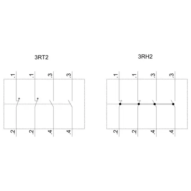 Siemens 3RH2911-1HA22 Modulo contatti ausiliari 10 A 1 pz. 3