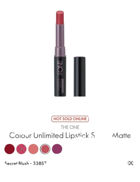 Oriflame The One Colour Unlimited Lipstick Super Matte - Secret Blush