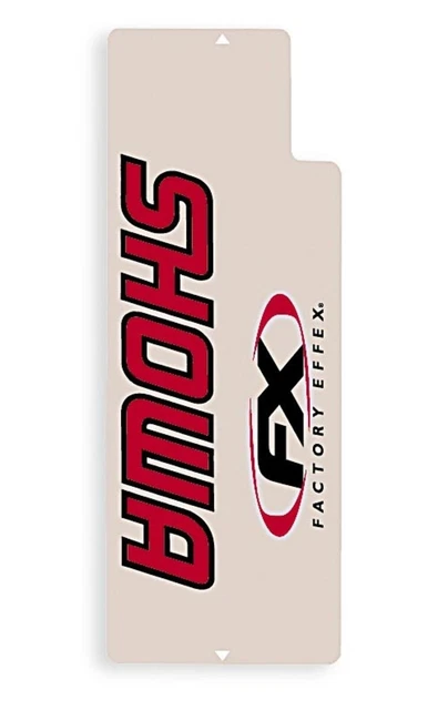 Factory Effex 02-8515 Upper Fork Shield Graphic Kit - Showa - Flo-Red