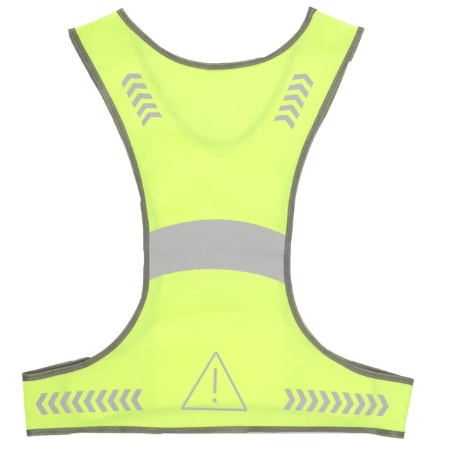 Gilet Riflettente Per Bici E Moto - Alta Visibilità 360° Con Strisce Riflettenti, Giallo Fluorescente, Regolabile Con Tasca Porta Cellulare - Traspirante Per Adulti E Bambini - 5