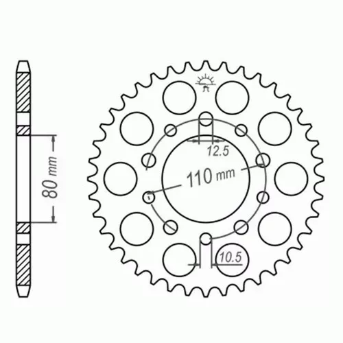 Kettensatz Honda CBX 750 F (RC17) 84-87, XAM EXTRA verstärkt, gold, gummiert 3