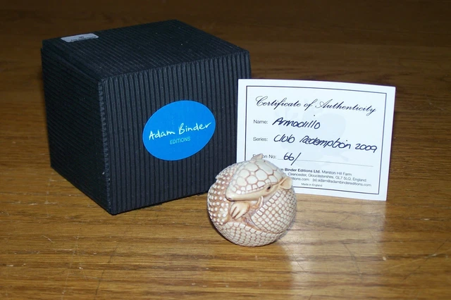 ADAM BINDER EDITIONS "Armadillo" (S) Initialed By Adam Club Redemption ...