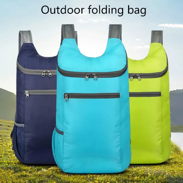 20L Lightweight Foldable Bag Outdoor Backpack Camping Hiking Travel Sport -wf
