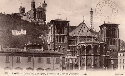Lyon - Cathédrale St Jean, Fourvière et Tour de Fourvière