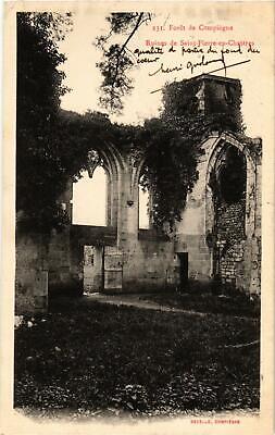CPA foret de compiegne, ruins of st pierre en chastres France (1008839)