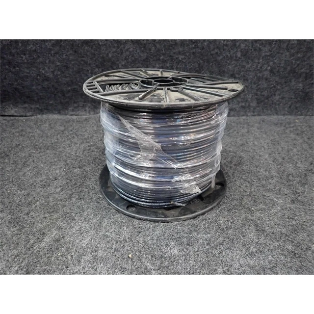 Southwire  THHN Hookup Wire, 11lb Spool, 12 AWG, SOL, Black