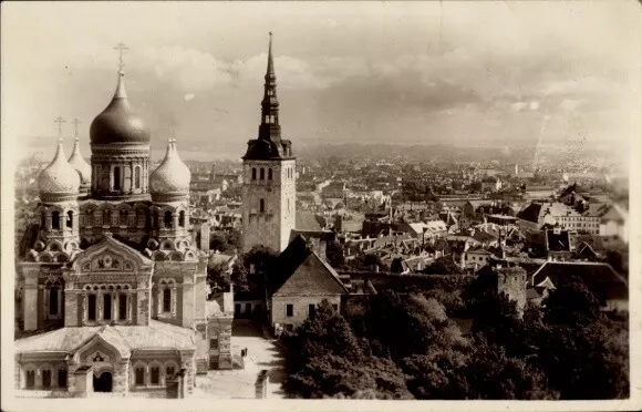 Ak Tallinn Reval Estland, Alexander Newski Kathedrale, Panorama - 10896419
