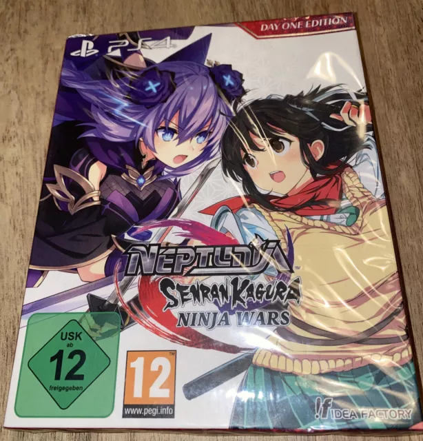  Neptunia x SENRAN KAGURA: Ninja Wars - Day One Edition  Playstation 4 (PS4) : Video Games