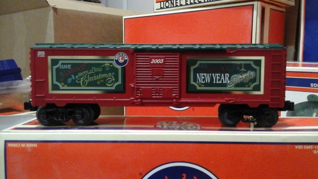 O Gauge 3-Rail Lionel #6-25008 "Have a Very Merry Christmas" 2003 Box Car