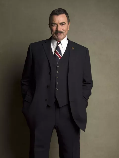 ACTOR TOM SELLECK in Blue Bloods TV Series Publicity Picture Poster ...