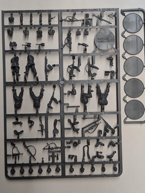 Figurines Warlord Games Bolt Action - US Airborne En 28mm - Boîte De 40 Pièces Avec Corps Et Armes Variés