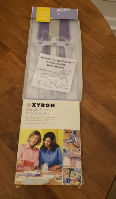 Design Runner Accessory Kit XYRON 48341 Straight Edge Guide-Brand New